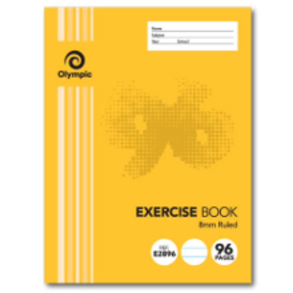 Picture of OLYMPIC 9x7 EXERCISE BOOK 96 PAGE