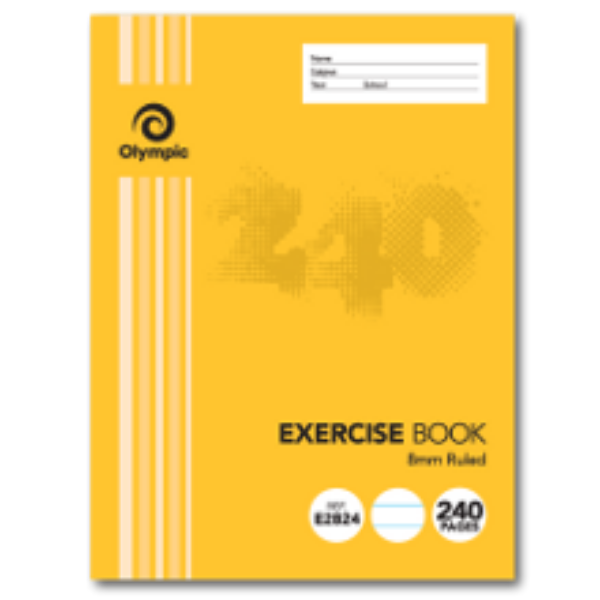 Picture of OLYMPIC 9x7 EXERCISE BOOK 240 PAGE