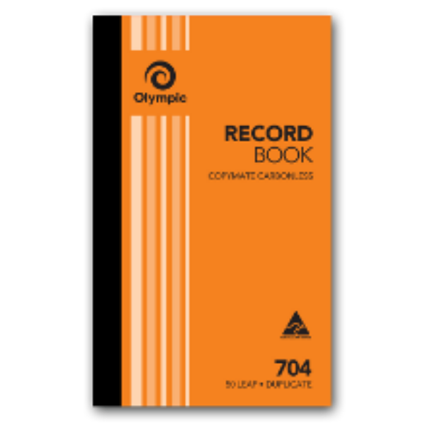 Picture of OLYMPIC 704 RECORD BOOK