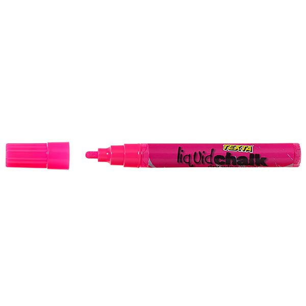 Picture of TEXTA LIQUID CHALK DRY WIPE PINK