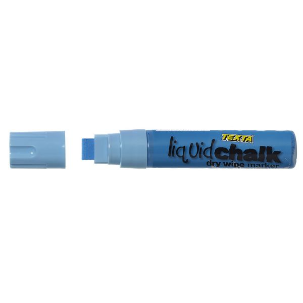 Picture of TEXTA JUMBO LIQUID CHALK DRY WIPE BLUE
