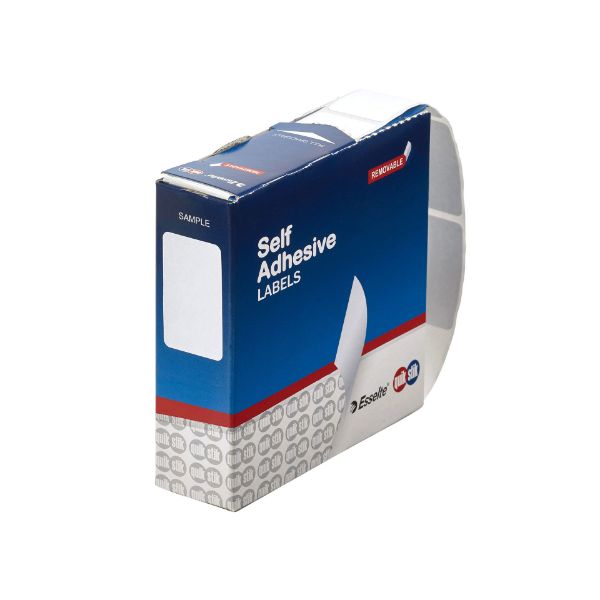 Picture of QUIKSTIK LABEL DISP RECTANGLE 16X24 WHTE