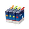 Picture of QUIKSTIK LABEL CIRCLE 14MM FLUORO ORANGE