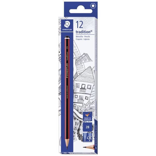 Picture of TRADITION GRAPHITE PENCILS - 3B BOX 12