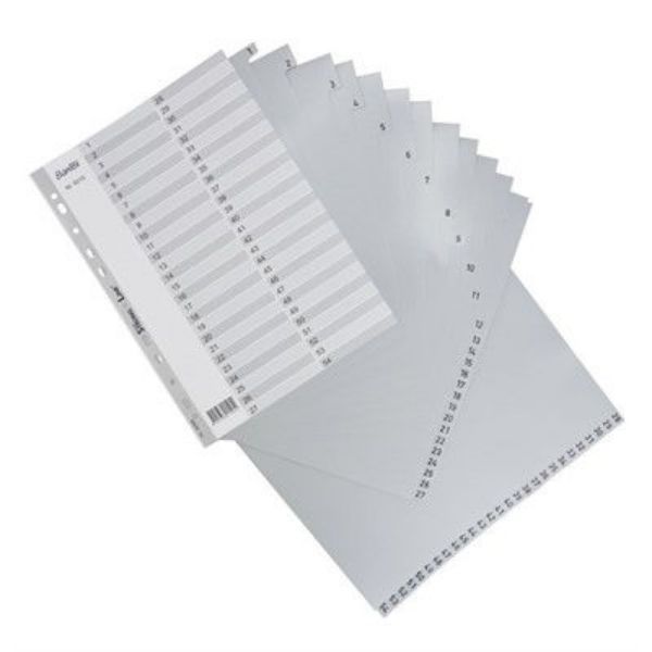 Picture of BANTEX PP INDEX 1-54 A4  GREY