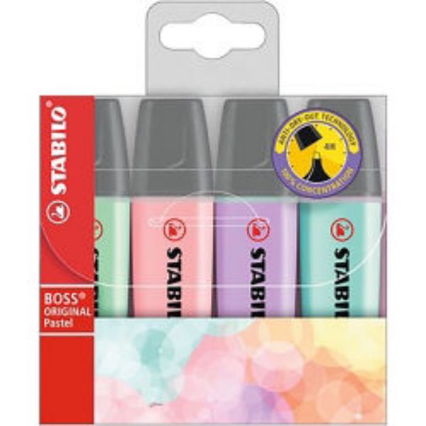 Picture of HIGHLIGHTER STABILO BOSS PASTEL ASST WLT