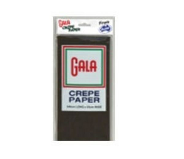 Picture of CREPE PAPER GALA 240X50CM BLACK