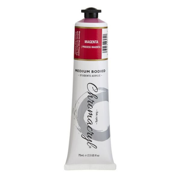 Picture of PAINT CHROMACRYL 75ML ACRYLIC MAGENTA