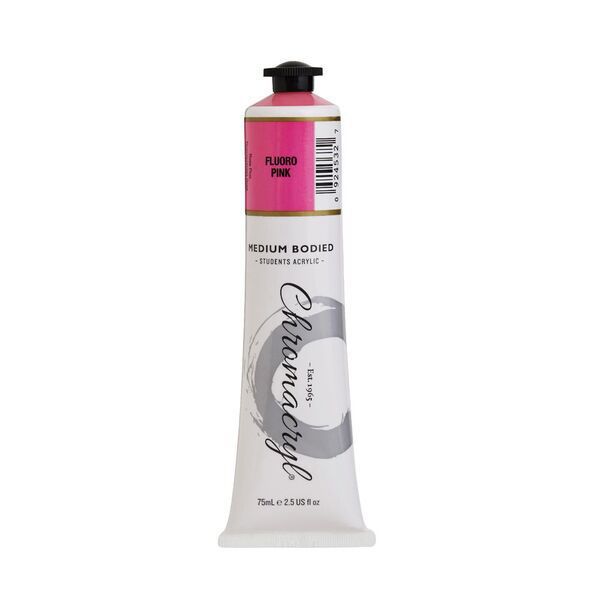 Picture of PAINT CHROMACRYL 75ML ACRYLIC FLUORO PIN