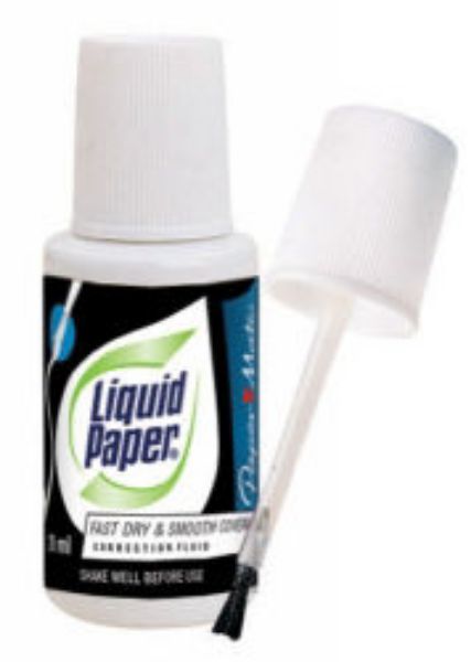 Picture of CORRECTION FLUID LIQUID PAP BOND WHITE