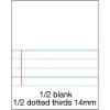 Picture of WRITER PREMIUM WRITING MEGA STORY BOOK 64PG 14MM DOTTED THIRDS - WONDER 3