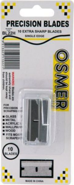 Picture of SINGLE EDGE BLADES FOR SCRAPERS - 10 PAC