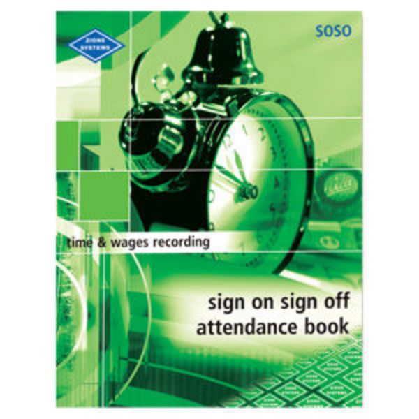 Picture of ZIONS SOSO SIGN ON SIGN OFF ATTEND BOOK