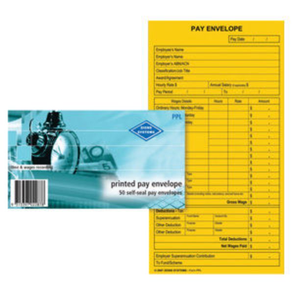 Picture of ZIONS PPL PRINTED PAY ENVELOPES - SEAL