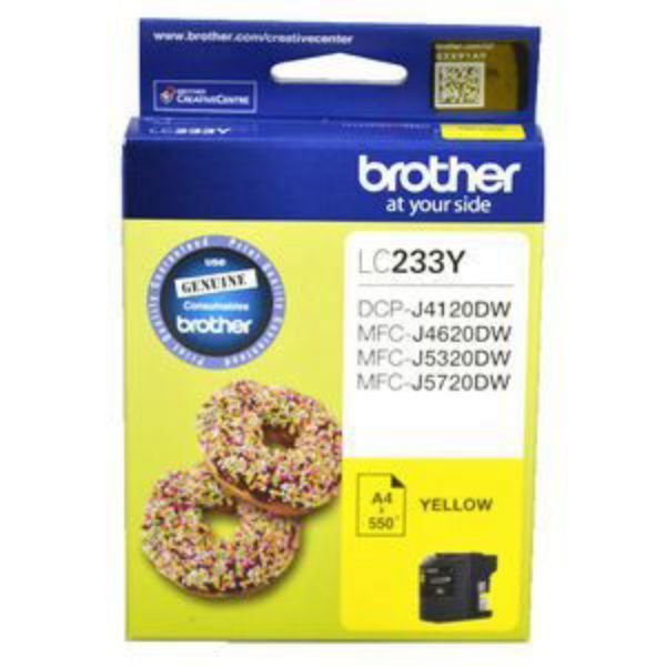 Picture of Brother 233 Yellow Ink