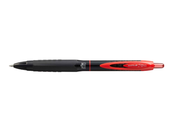 Picture of UNIBALL SIGNO 0.7MM RETRACTABLE FINE RED