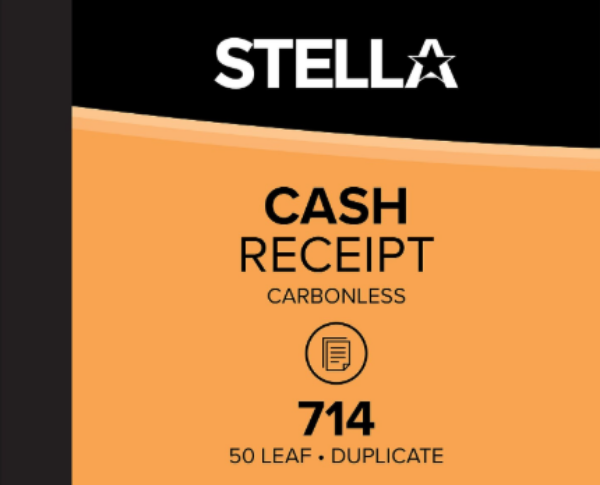 Picture of STELLA CASH RECEIPT BOOK 714