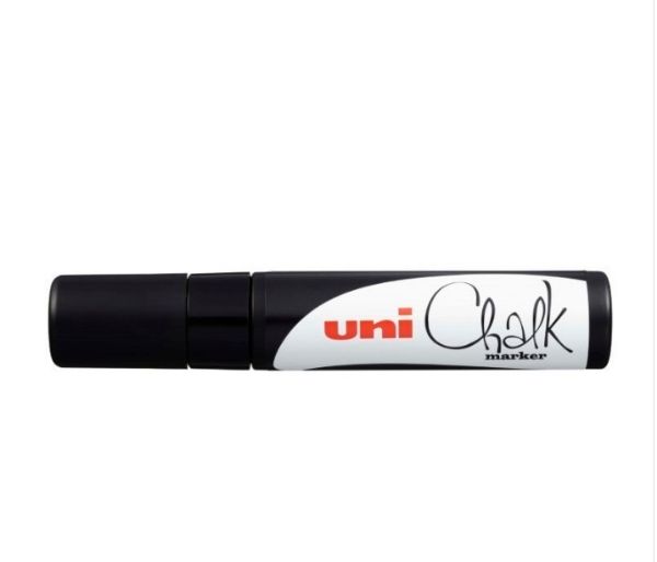 Picture of MARKER CHALK UNI 2.5MM BULLET TIP BLACK